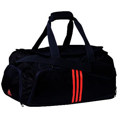 Adidas 3 Stripes Performance Small Team Bag Midnight Grey/Flash Red Adidas 3 Stripes Performance Small Team Bag Midnight Grey/Flash Red